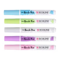 Talens - Ecoline Brush Pen set Pastel | 5 colours (11509931)