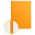 Rhodiarama genaaid schrift A5 32 blad gelijnd ivoorkleurig papier 90g - Oranje (116415C)