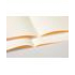 Rhodiarama genaaid schrift A5 32 blad gelijnd ivoorkleurig papier 90g - Oranje (116415C)