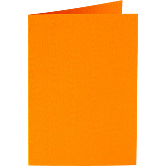 papicolor 6x kaart dubbel staand Original 105x148mm A6 oranje 200 grams ( 309911)