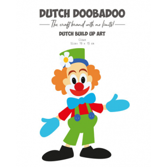 Dutch Doobadoo Dutch Card Art Build Up Clown (470.784.243)