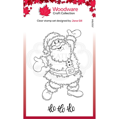 Woodware Clear Stamp Set Santa (JGS784)