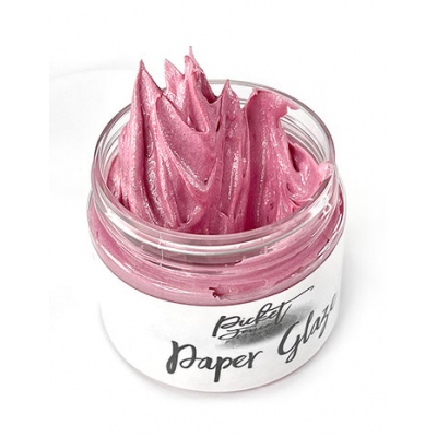 Picket Fence Paper Glaze Velvet Pink Tinsel 1.9 oz (PV-109)