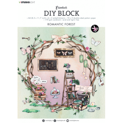 Studiolight Romantic Forest DIY Block (SL-ES-DCB38)