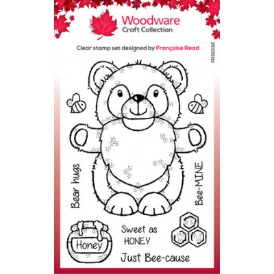 WoodwareHoney Bear Gnome Clear Stamps (FRS1032) ( FRS1032)