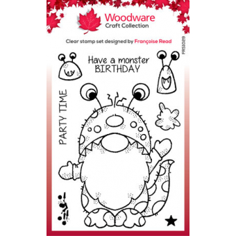 Woodware Monster Gnome Clear Stamps (FRS1029) ( FRS1029)