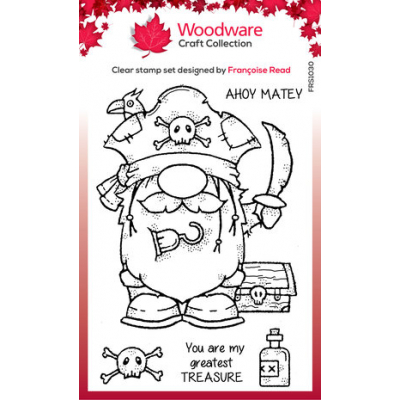 Woodware Pirate Gnome Clear Stamps (FRS1030) ( FRS1030)