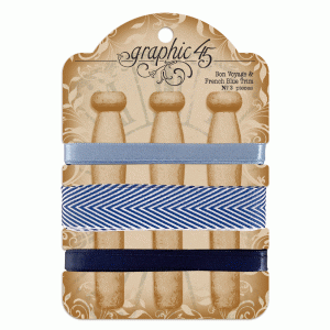 Graphic 45 Trim Bon Voyage & French Blue (4502293)