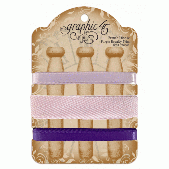 Graphic 45 Trim French Lilac & Purple Royalty (4502294)