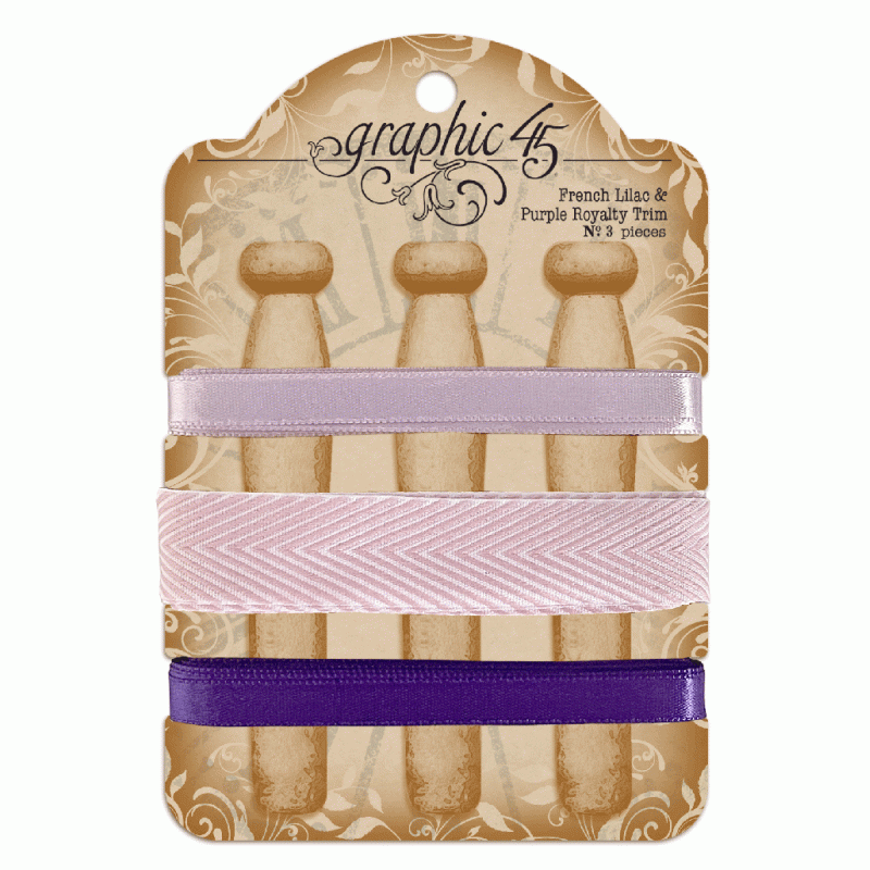 Graphic 45 Trim French Lilac & Purple Royalty (4502294)
