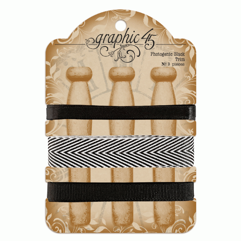 Graphic 45 Trim Photogenic Black (4502292) ( 4502292)