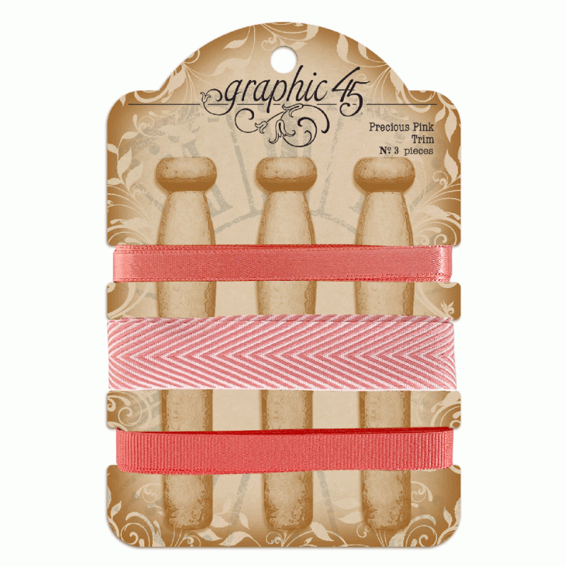 Graphic 45 Trim Precious Pink (4502290)