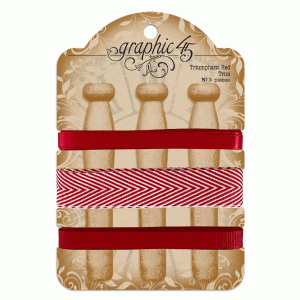 Graphic 45 Trim Triumphant Red (4502291)