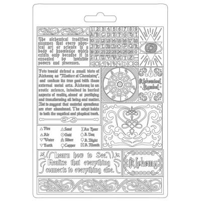 Stamperia Soft Mould A5 Alchemy Writings (K3PTA5609)