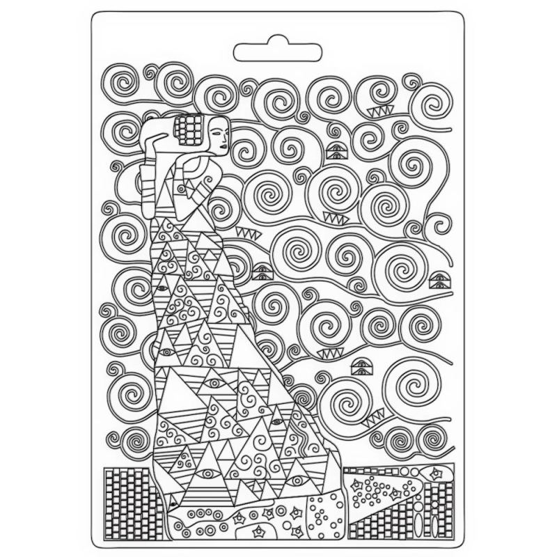 Stamperia Soft Mould A5 Klimt The Waiting (K3PTA5600)