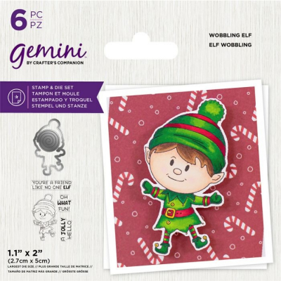 Gemini Wobbling Elf Stamp & Die (GEM-STD-WOBELF)