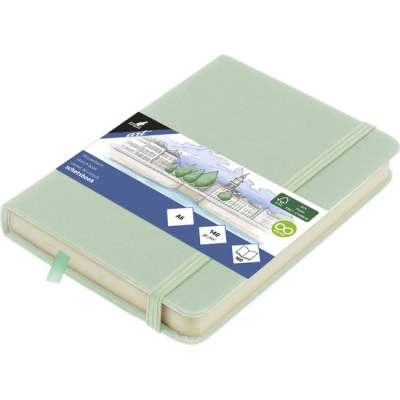 Kangaro Schetsboek A6  PU hardcover 80 blad 140 grams mint papier met elastiek en lint (K-861214)