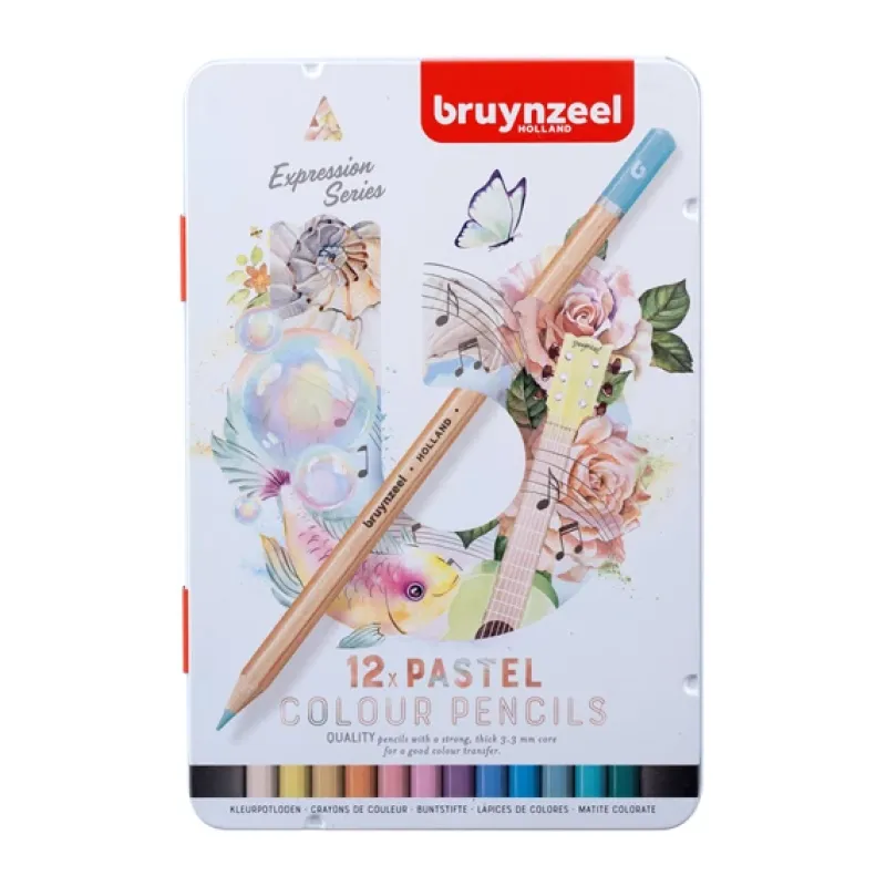 Bruynzeel Expression Kleurpotloden pasteltinten blik 12 (60312112)