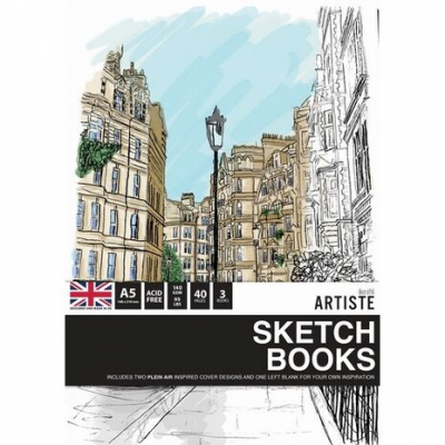 Artiste A5 Sketchbooks Plein Air (3 books) (DOA 101146)