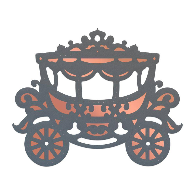 Couture Creations Lavish Ballroom Cut, Foil & Emboss Die Gorgeous Carriage (CO725907)