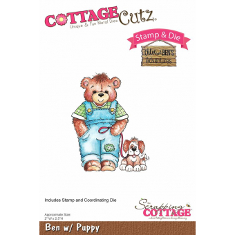 Cottage Cutz Ben with Puppy (CCS-022) ( CCS-022)