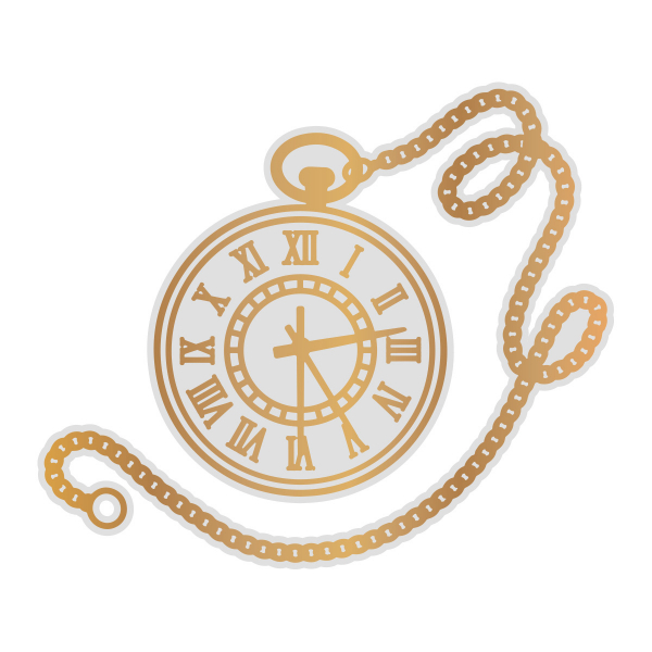 Couture Creations Pocket Watch Cut, Foil and Emboss Die (CO726854)