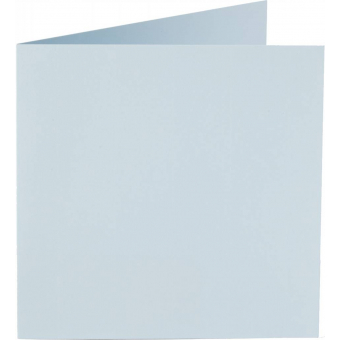 Papicolor 6X Dubbele Kaart met envelop 132X132mm Babyblauw 310956 (310956)