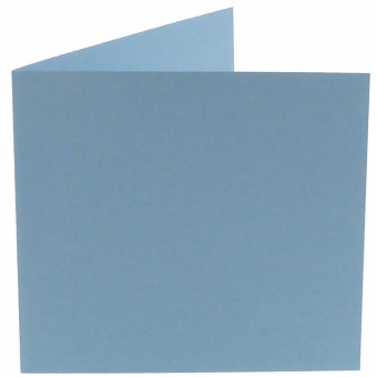 Papicolor Light Blue Square Double Cards met envelop (310964)