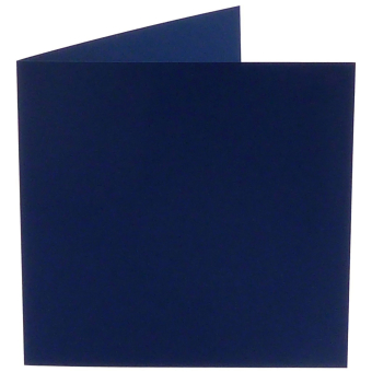 Papicolor Marine Blue Square Double Cards met envelop (310969)
