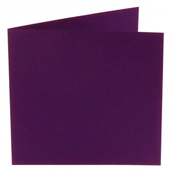 Papicolor Violet Square Double Cards met envelop(310968)