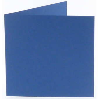 Papicolor Royal Blue Square Double Cards met envelop (310972)
