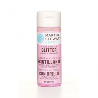 Martha Stewart • Glitter Verf 59ml Bubble gum (3023-32151)