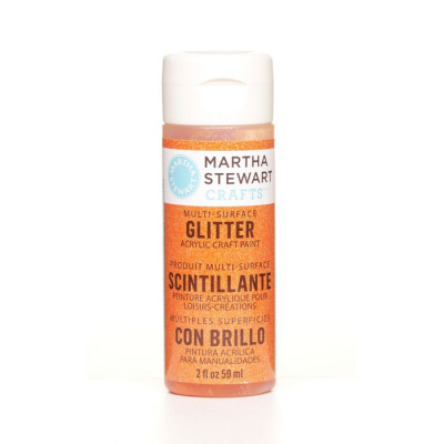 Martha Stewart • Glitter Verf 59ml Orange sorbet (3023-32155)