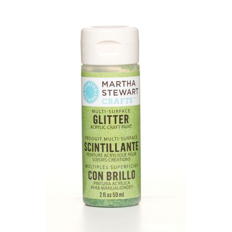 Martha Stewart • Glitter Verf 59ml Peridot (3023-32160)