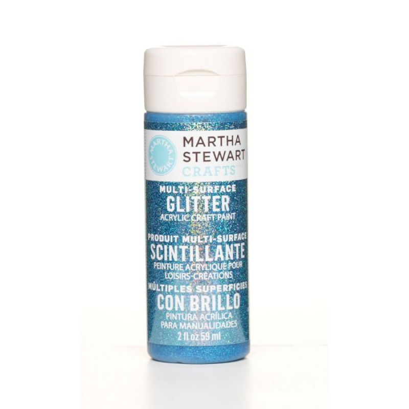Martha Stewart • Glitter Verf 59ml Lapis lazuli (3023-32167)