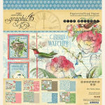 Graphic 45 Bird Watcher 8x8 Inch Paper Pad (4502210)