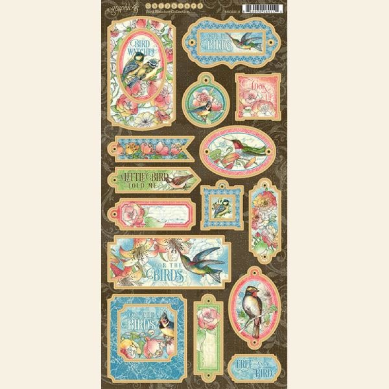 Graphic 45 Bird Watcher Chipboard (4502213)