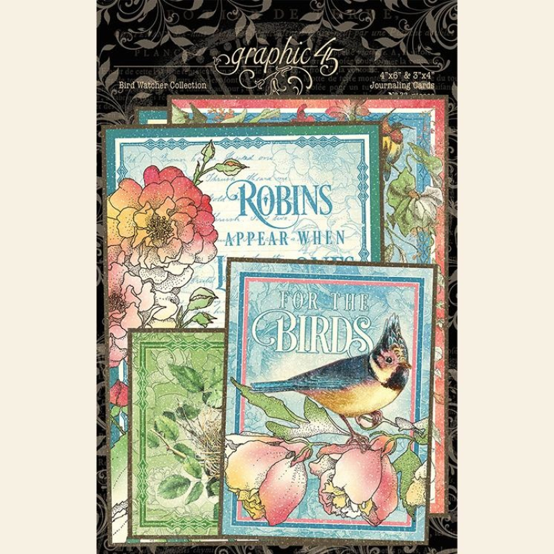 Graphic 45 Bird Watcher Ephemera & Journaling Cards (4502215)