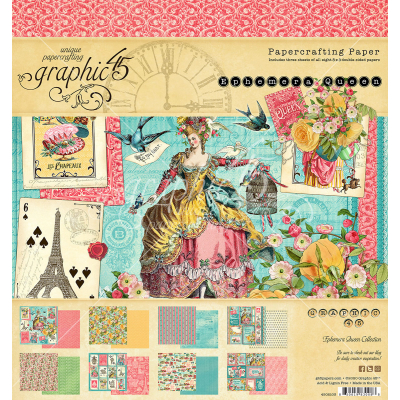 Graphic 45 Ephemera Queen 8x8 Inch Paper Pad (4502103)