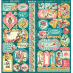 Graphic 45 Ephemera Queen Stickers Cover-weight (4502107)