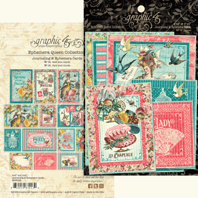 Graphic 45 Ephemera Queen Ephemera & Journaling Cards (4502108)