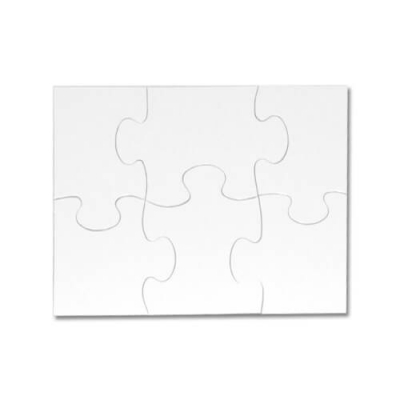 Sublimatie Puzzel 17,7 x 12,6 cm  6 stukjes (EU-SUBT68)
