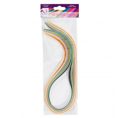 Docrafts Quilling Paper Strips Mixed Pastels (6mm) (108pcs) (QCR 873203)