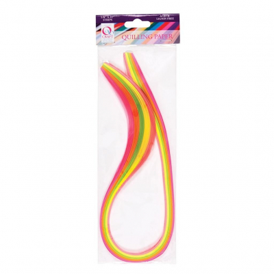 Docrafts Quilling Paper Strips Neons (3mm) (100pcs) (QCR 873101)