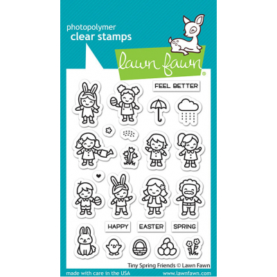 Lawn Fawn Tiny Spring Friends Clear Stamps (LF2778)