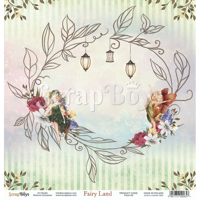 Scrapboys Fairy Land losse bladen (FALA-03)