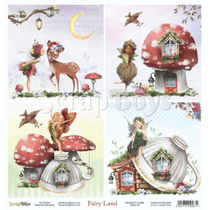 Scrapboys Fairy Land losse bladen (FALA-05)