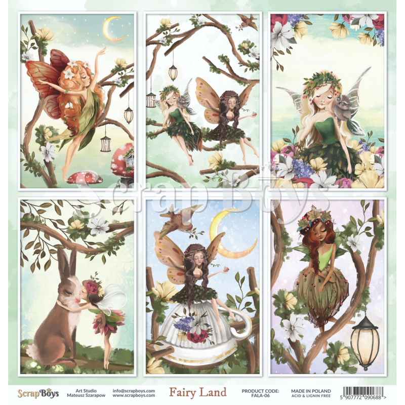 Scrapboys Fairy Land losse bladen (FALA-06)