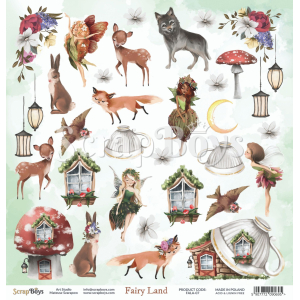 Scrapboys Fairy Land losse bladen (FALA-07)