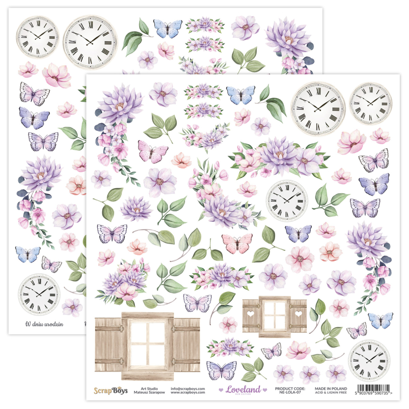 Scrapboys Loveland Ne-LOLA-07 losse bladen (NE-LOLA-07)